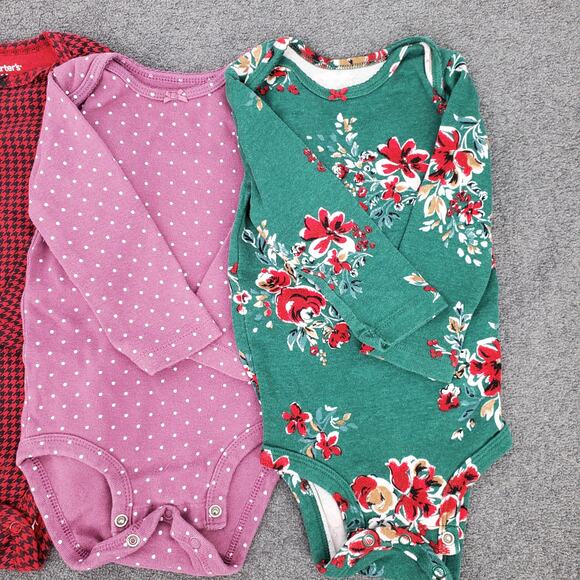 Carter's‎ Cat & Jack Size 12 Months Long Sleeve Bodysuits Pre-Owned - Picture 2 of 7